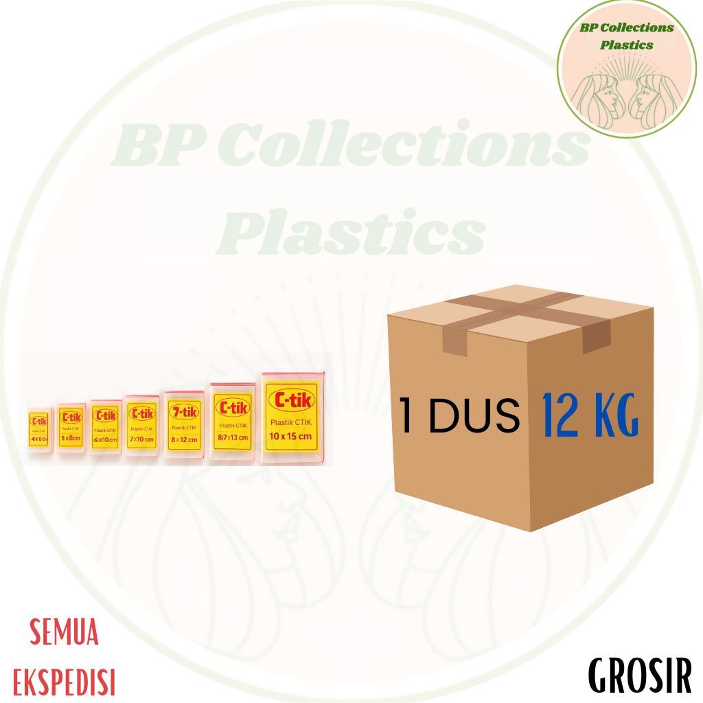1 Dus Plastik Klip 4x6 5x8 6x10 7x10 8x12 8.7x13 10x15 Kantong Obat Bumbu Ctik GROSIR