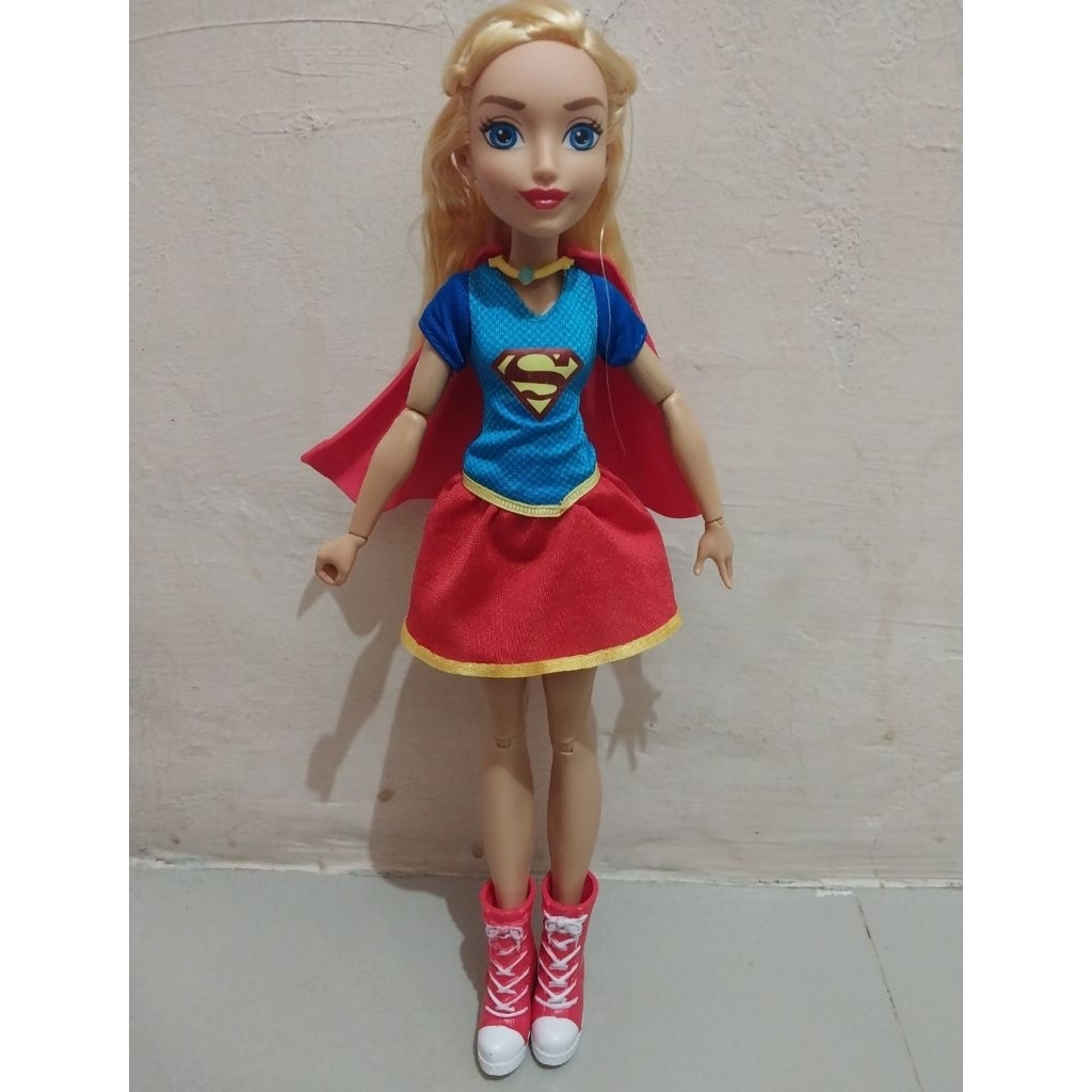 preloved Barbie mattel supergirl artikulasi cantik like new