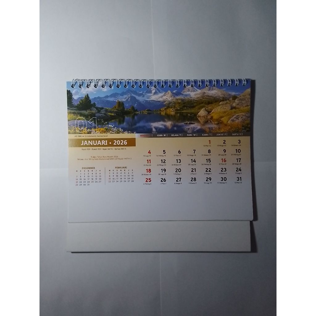kalender meja 2026 - AO - random