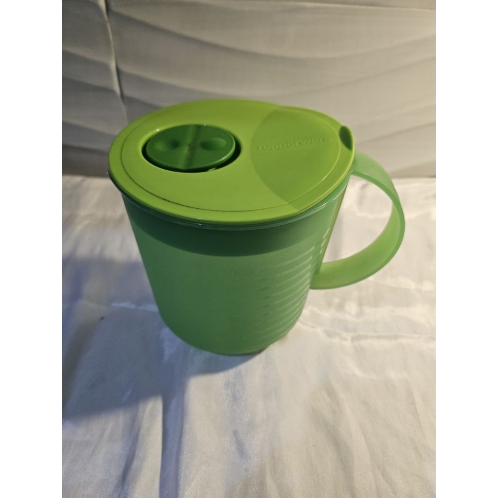 green limited pitcher tupperware