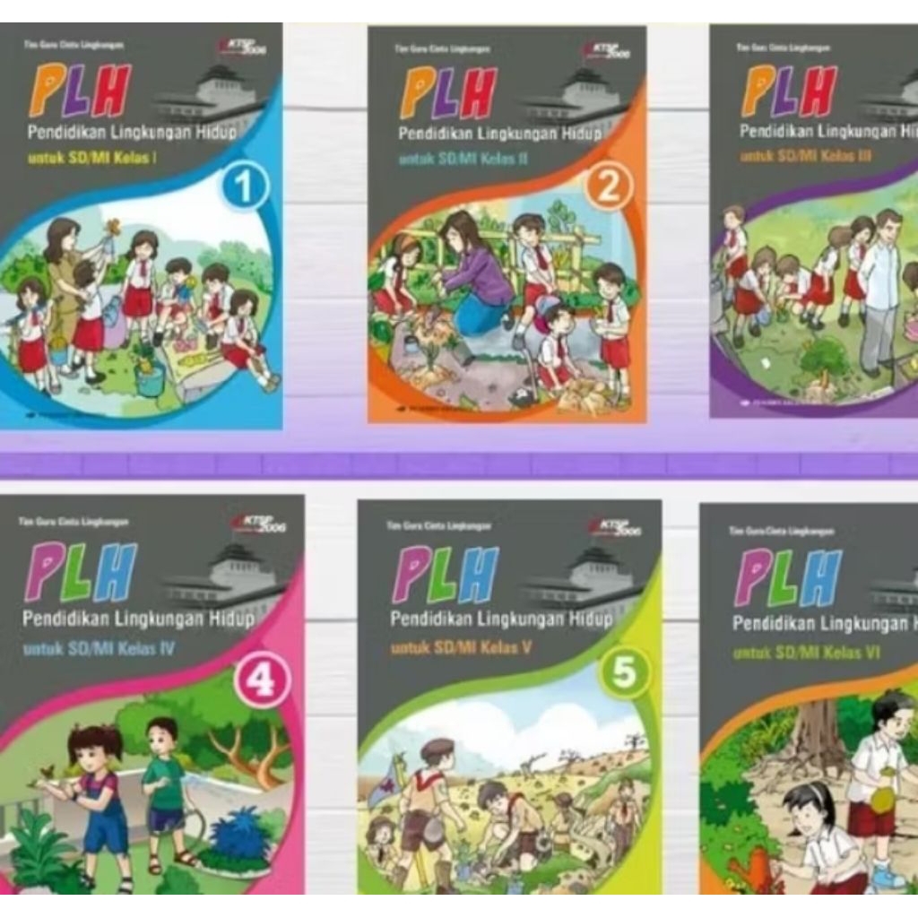 BUKU PLH PENDIDIKAN LINGKUNGAN HIDUP UNTUK SD KELAS 1 2 3 4 5 6 ERLANGGA