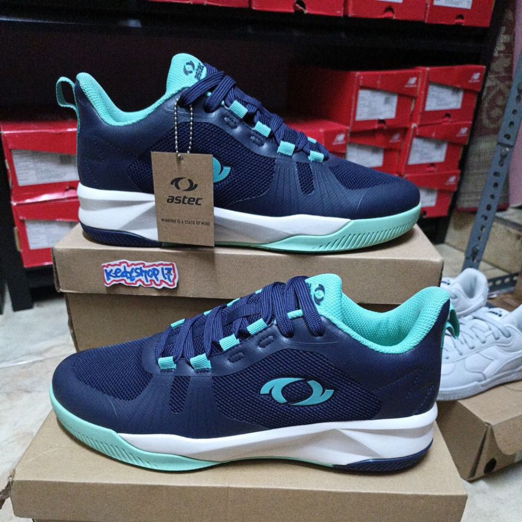 Sepatu Olahraga Basket Astec Jock Navy Original Resmi Sport Station