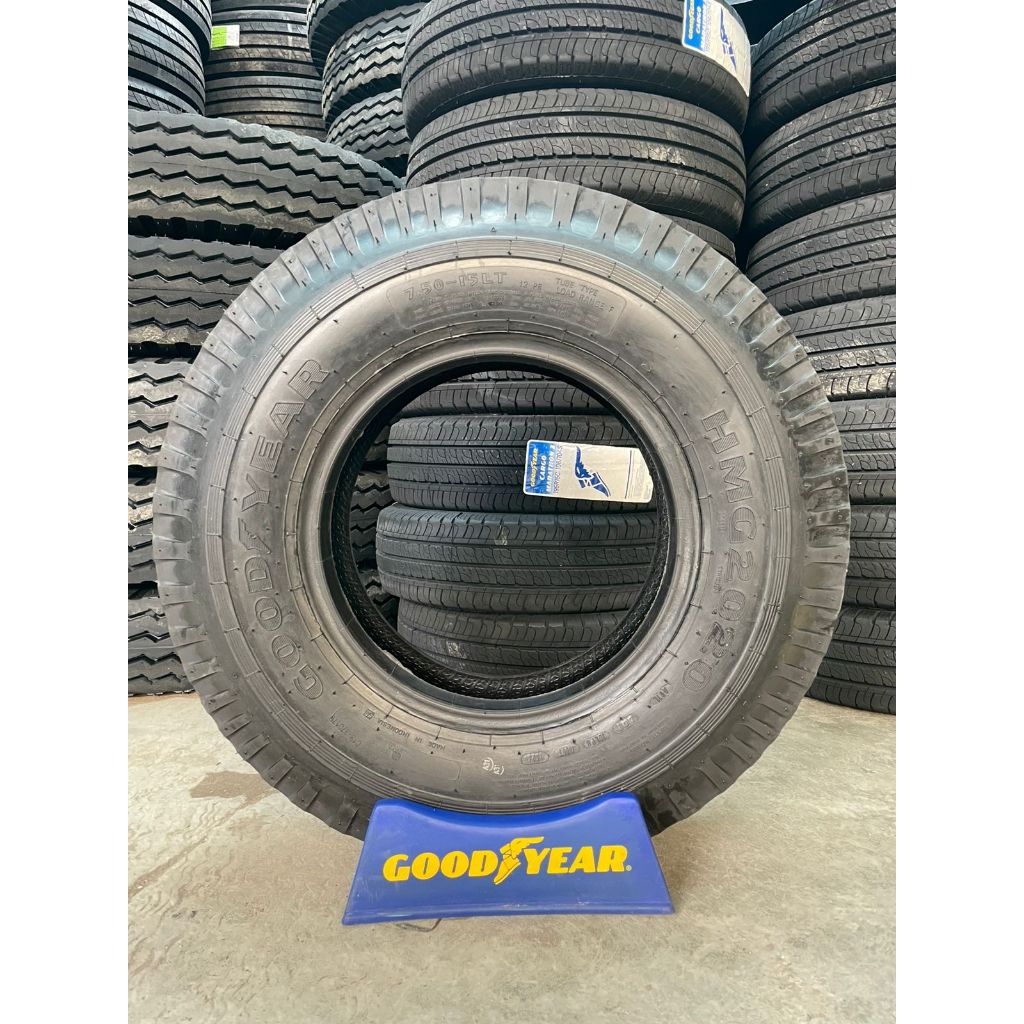 Ban Truk Goodyear HMG2020 750 - 15 12PR BAN LUAR TRUK CANTER ELF ENGKEL BIAS BENANG NYLON