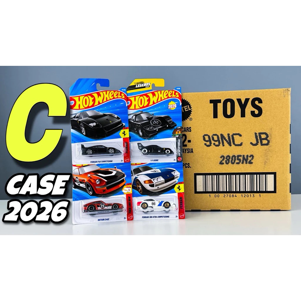Hot Wheels Lot C 2026 Original Mattel Real Car - Packing Aman