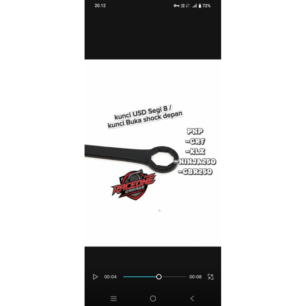 Kunci Buka Shock Depan Crf KLX Ninja 250 CBR 250 Zx 25r Kunci Buka Shock Usd Segi 8 Crf KLX Ninja 25