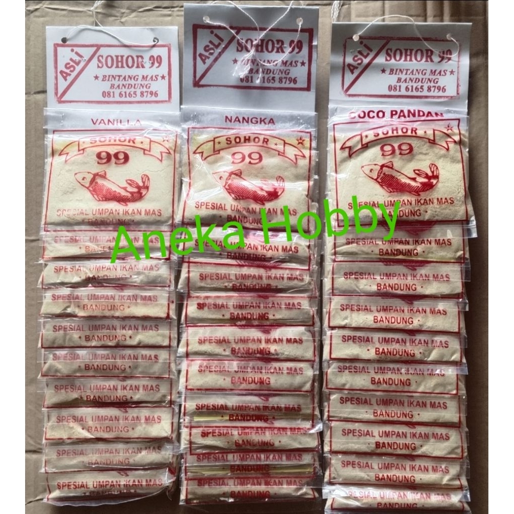 1Renteng / 10 pcs Sohor 99 Umpan Pancing