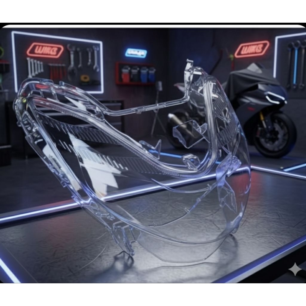 WIN Mika Kaca Lampu Reflektor Reflector Depan Yamaha Mio Gear 125 - Gear 125 2021 ( MIKA LAMPU GEAR 