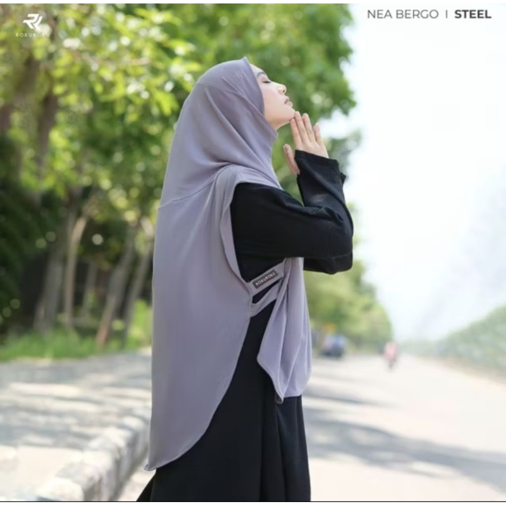 preloved nea bergo by ROKUROKU hijab sporty