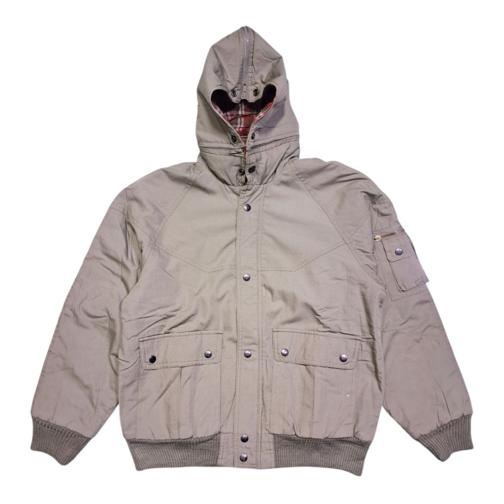jaket vintage lipner japan removable hood mantap
