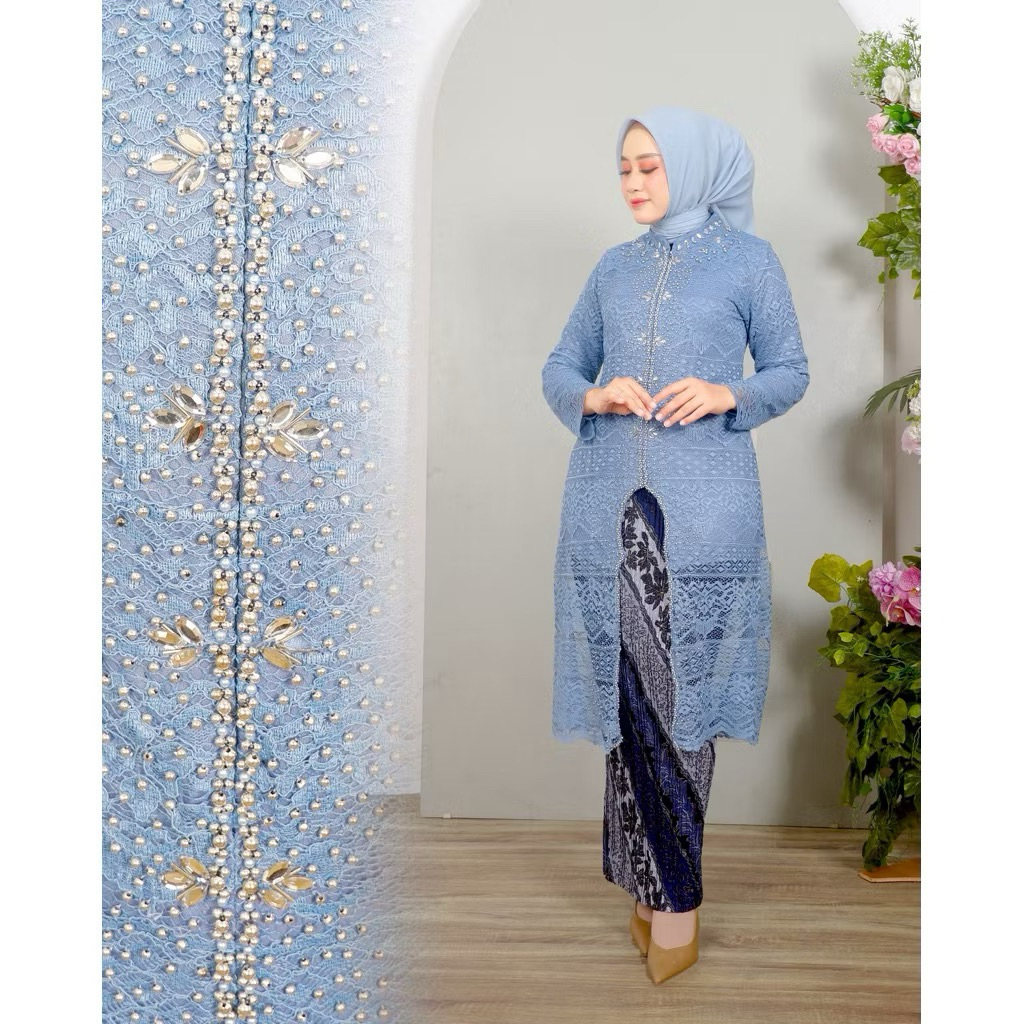 (FREE HIJAB) KIRANAOL - KEBAYA PAYET MODERN TERBARU - ATASAN KEBAYA MODERN - KEBAYA MALAYSIA - KEBAY