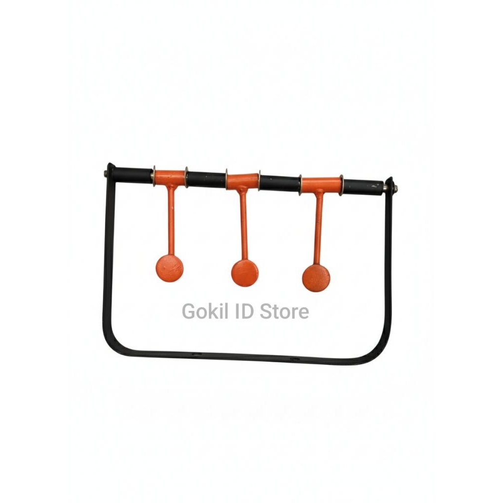 Sasaran Tembak / Sasaran Target Metsil Siluet Gantung isi 3