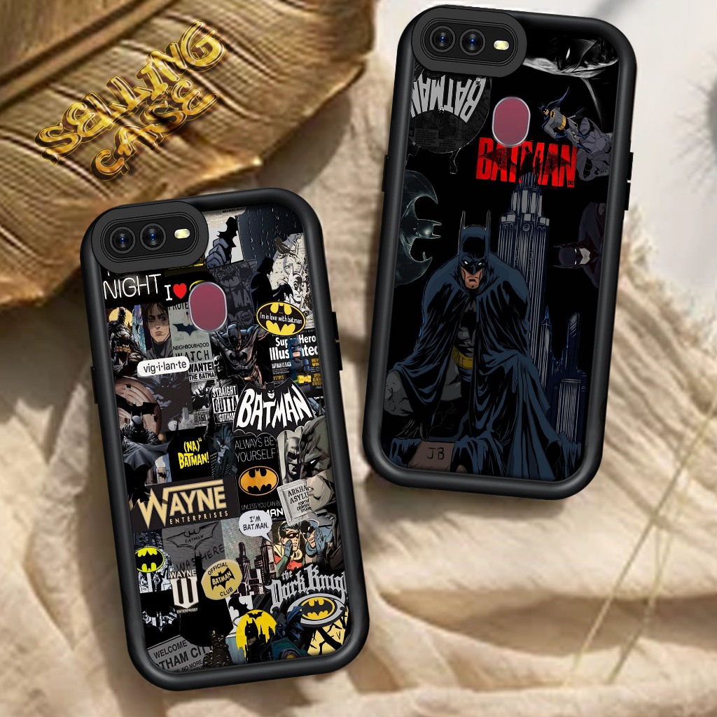 Case OPPO F9/F9 PRO/ REALME 2 PRO /AX7 Motif ( BATMAN ) Casing Handphone Softcase Glossy Anti Jamur