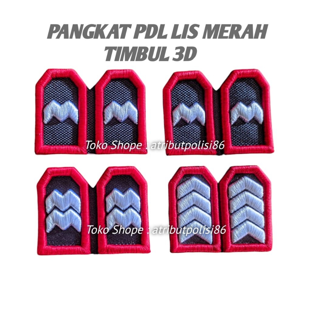 PANGKAT PDL POLRI LIS MERAH | PANGKAT PDL AIPDA LIS MERAH | PANGKAT PDL | AIPTU LIS MERAH | PANGKAT 