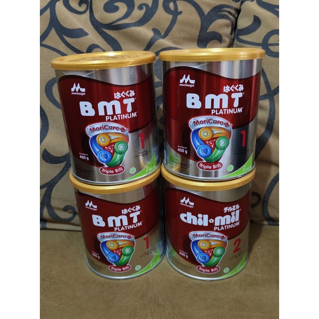 Morinaga BMT Platinum 400 GR Susu Formula Lanjutan Bayi 2 Untuk Usia (6-12 Bulan) 400 Gram