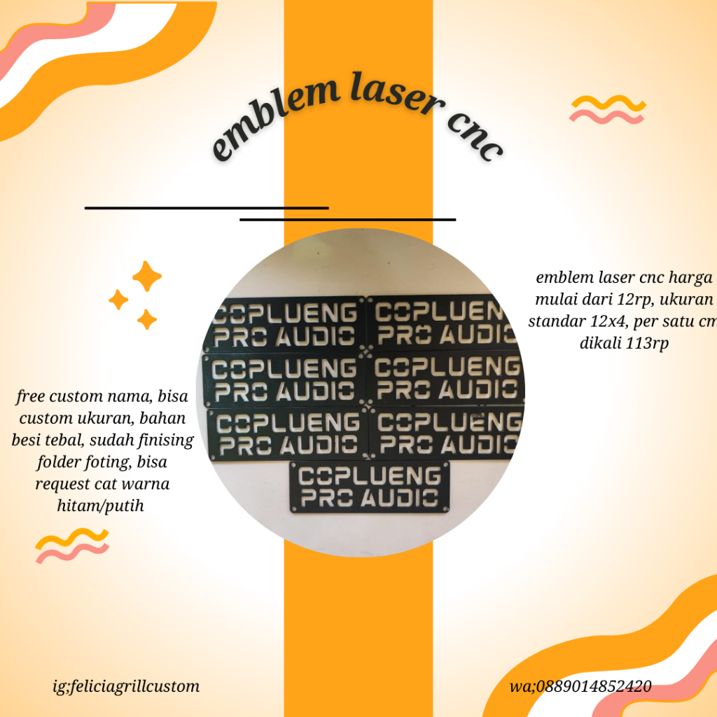 emblem laser cnc