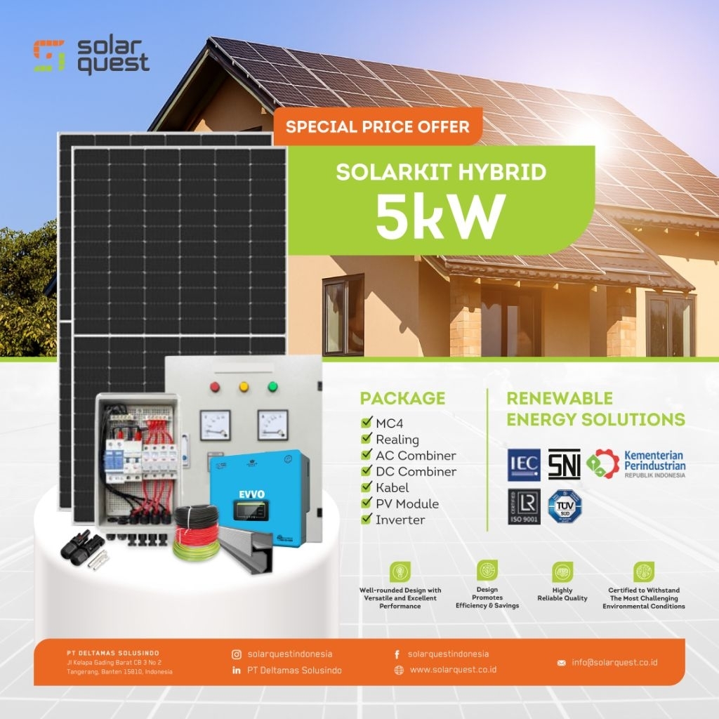 SolarKit Hybrid 5kWp