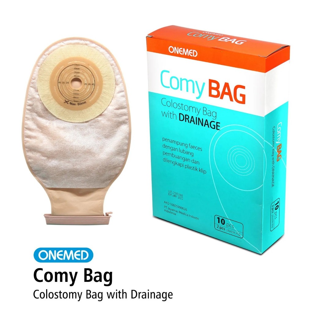 Kantong Kolostomi Onemed / Colostomy Bag With Drainage Perpcs