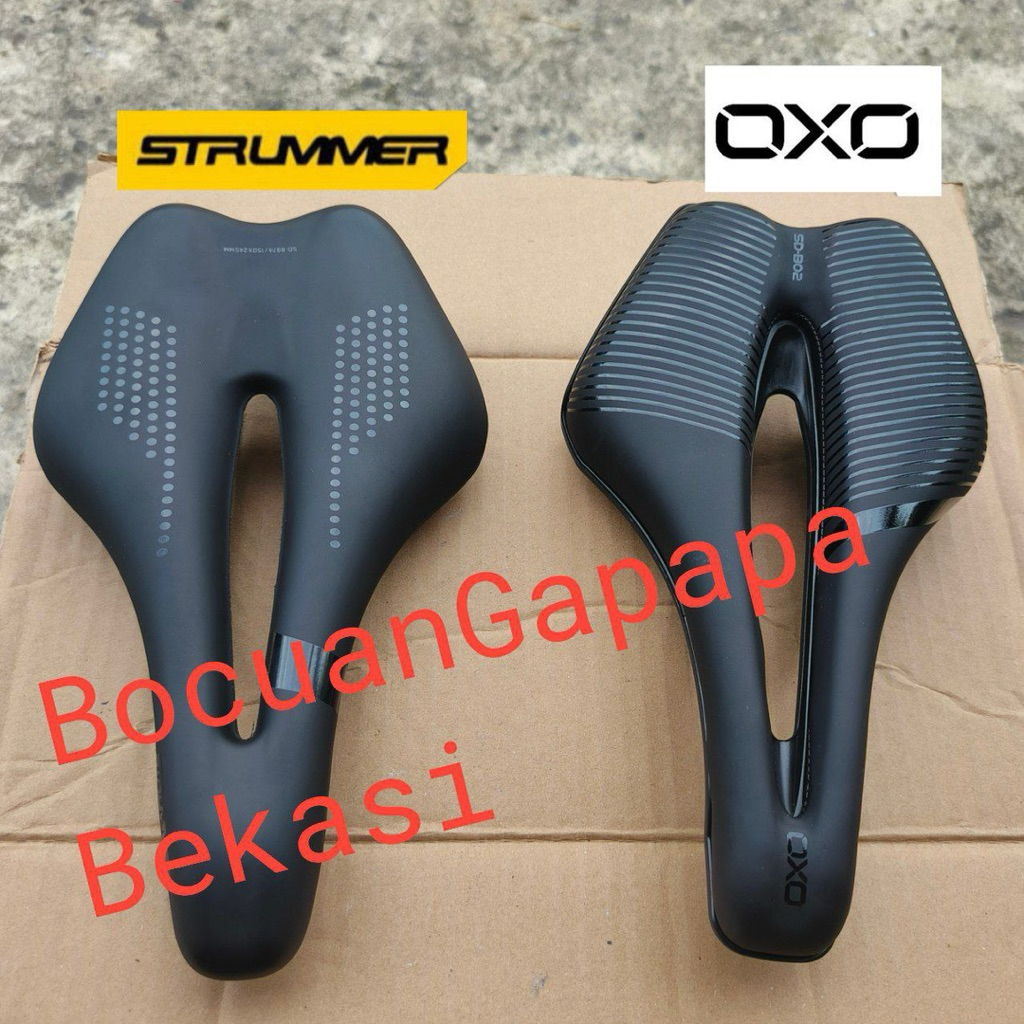 Sadel Roadbike MTB SELI STRUMMER lubang tengah