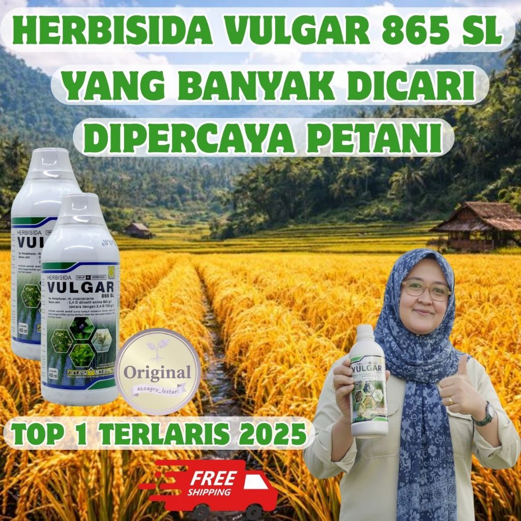 [PEMBASMI RUMPUT TERBAIK] Vulgar 400ml - Pembasmi Rumput, Racun Rumput Paling Ampuh, Rondap Pembasmi