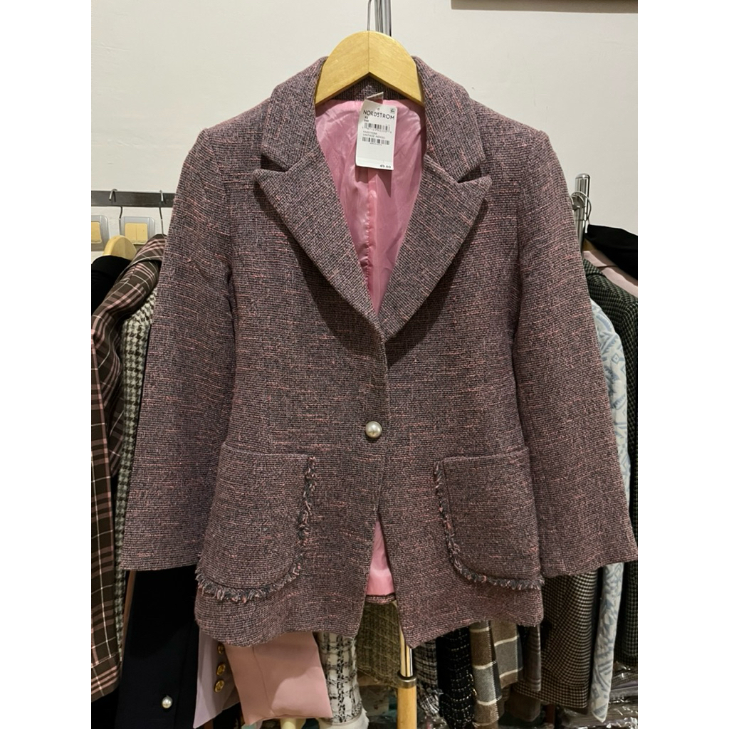 Blazer Tweed Pink