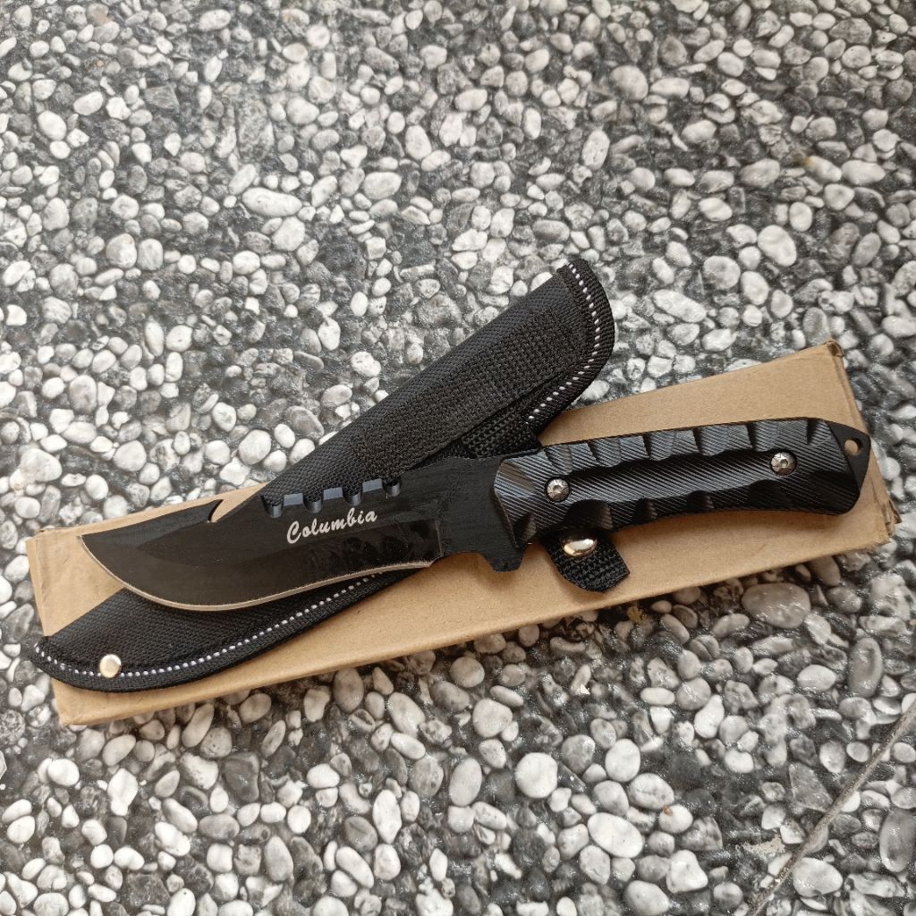 pisau Hiking COLUMBIA PREMIUM fulltang survival tactical camping outdor