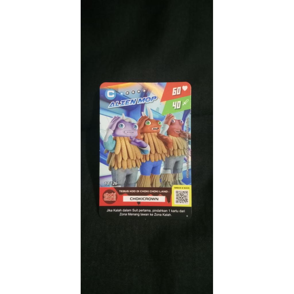 Kartu Boboiboy ALIEN MOP