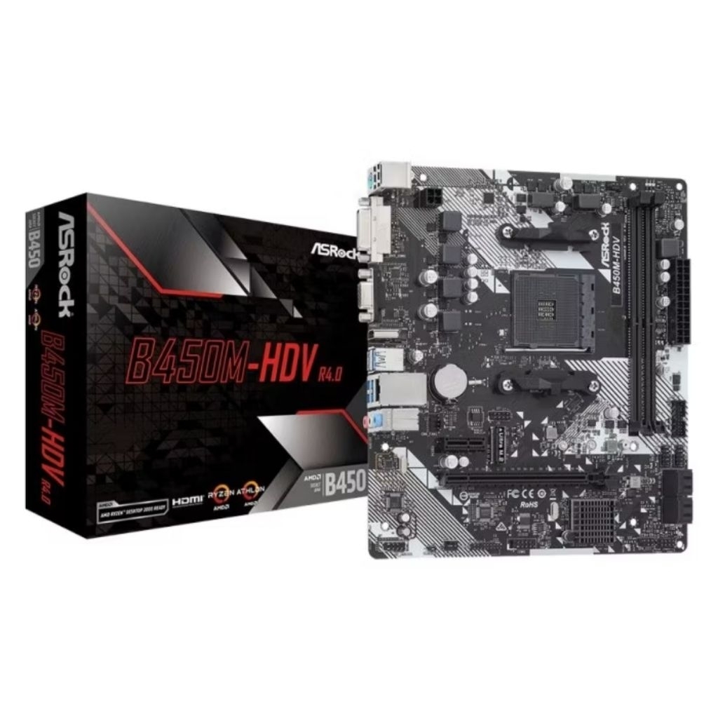 Asrock B450M Kondisi Baru 1 kali Pakai Bekas Review Simpen Lagi