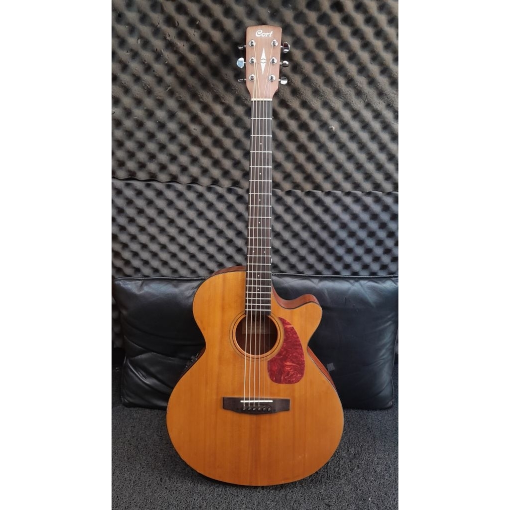 Gitar akustik elektrik cort Sfx1f NS original second (siap pakai)