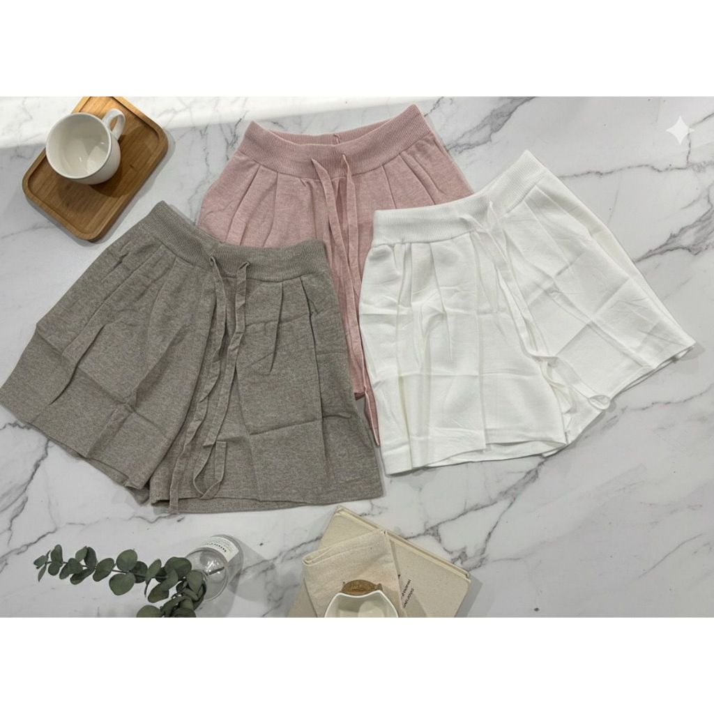 HOTPANTS RAJUT TEBAL WANITA KOREAN STYLE