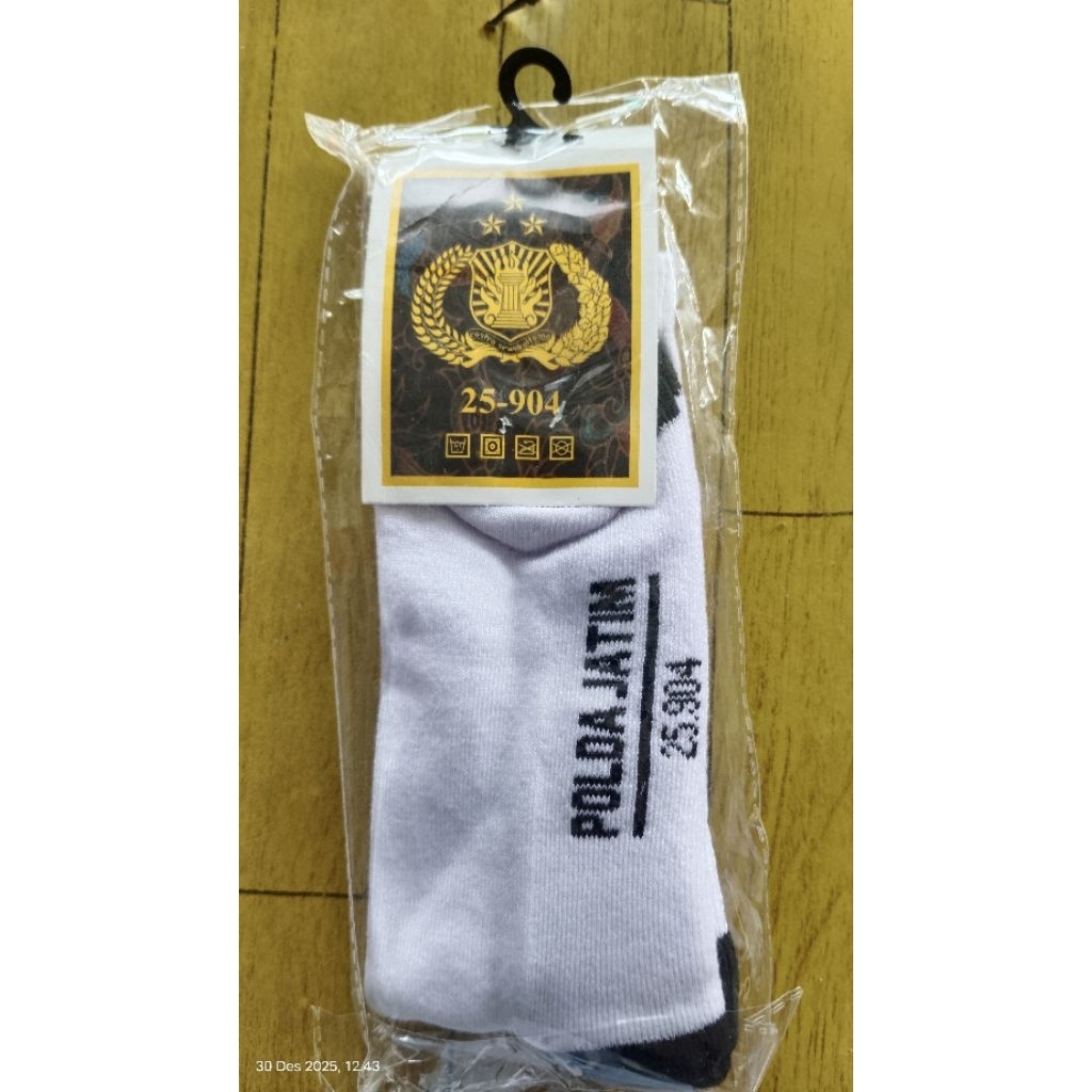Kaos kaki jatah polri Olahraga Original Pembagian Tebal Putih