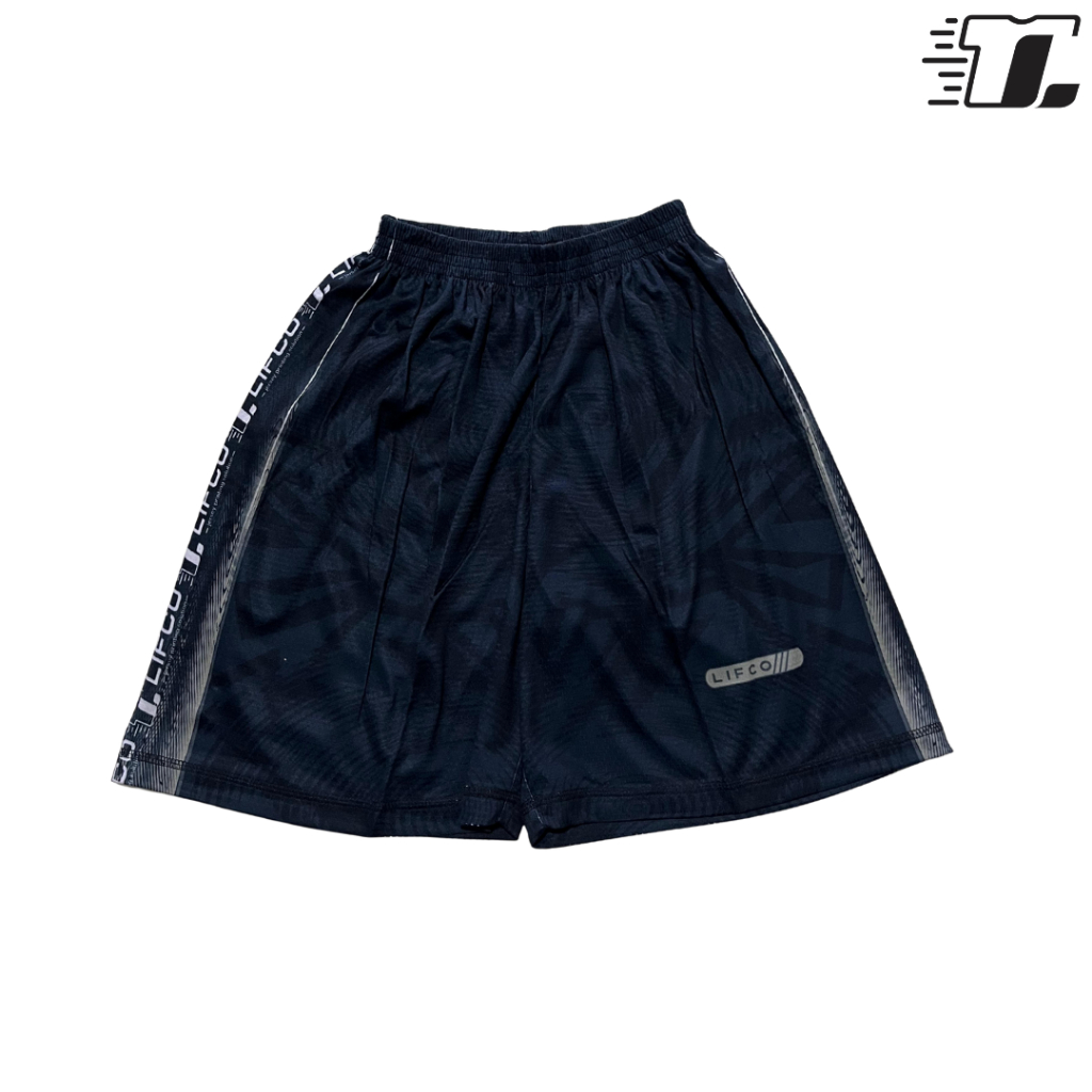 Celana Voli Pria Original Lifco Crofle Hitam Khaki| Fullprint Celana Sport Cowok Bahan Crofle