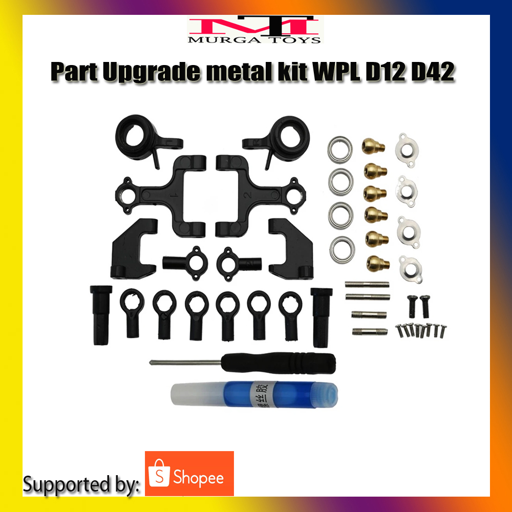 PART KIT METAL WPL D12 D42 FRONT SWING ARM UPPER STEERING