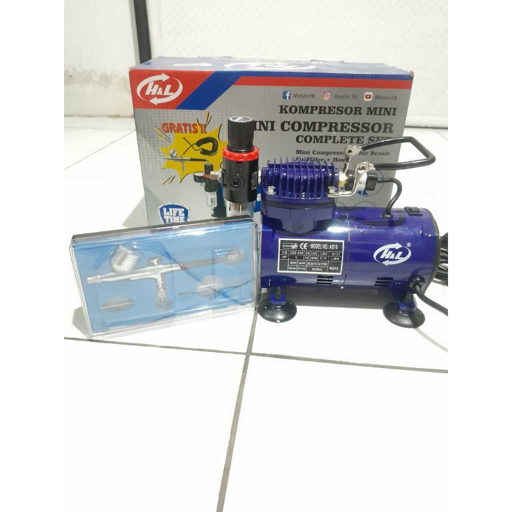Kompresor Mini H&L dan Air Brush