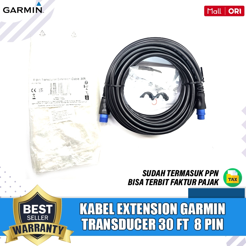 Garmin Extension Transducer 8 Pin 30 Feet 9m Extension 585 Plus Kabel Extension Transducer Garmin 8p