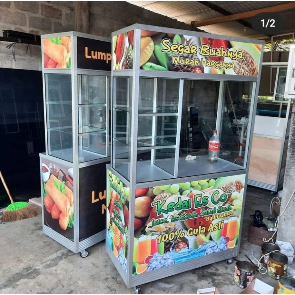 SELURUH INDONESIA Etalase jus etalase juice etalase minuman kekinian