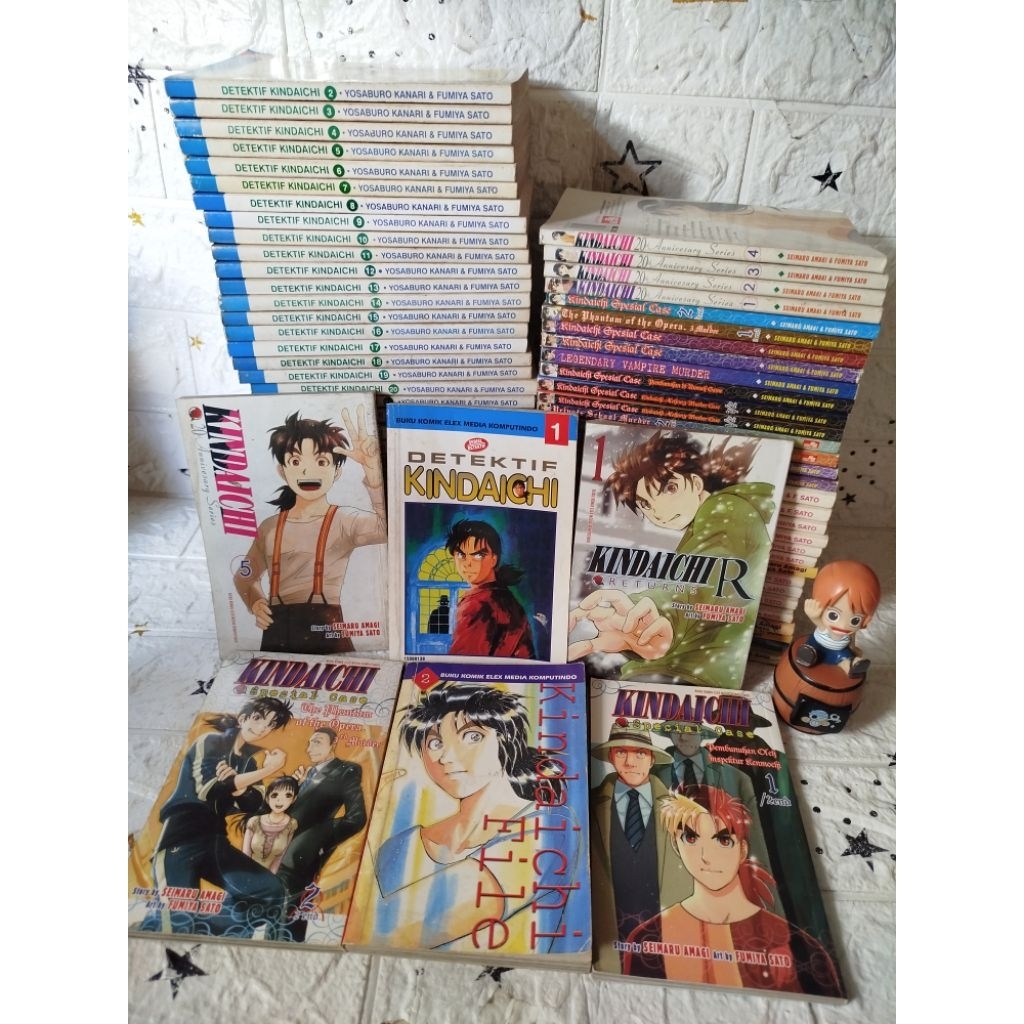 Komik Kindaichi Full Set - 1 (Kindaichi File, Kindaichi Case, Kindaichi R, Detektif Kindaichi, Kinda