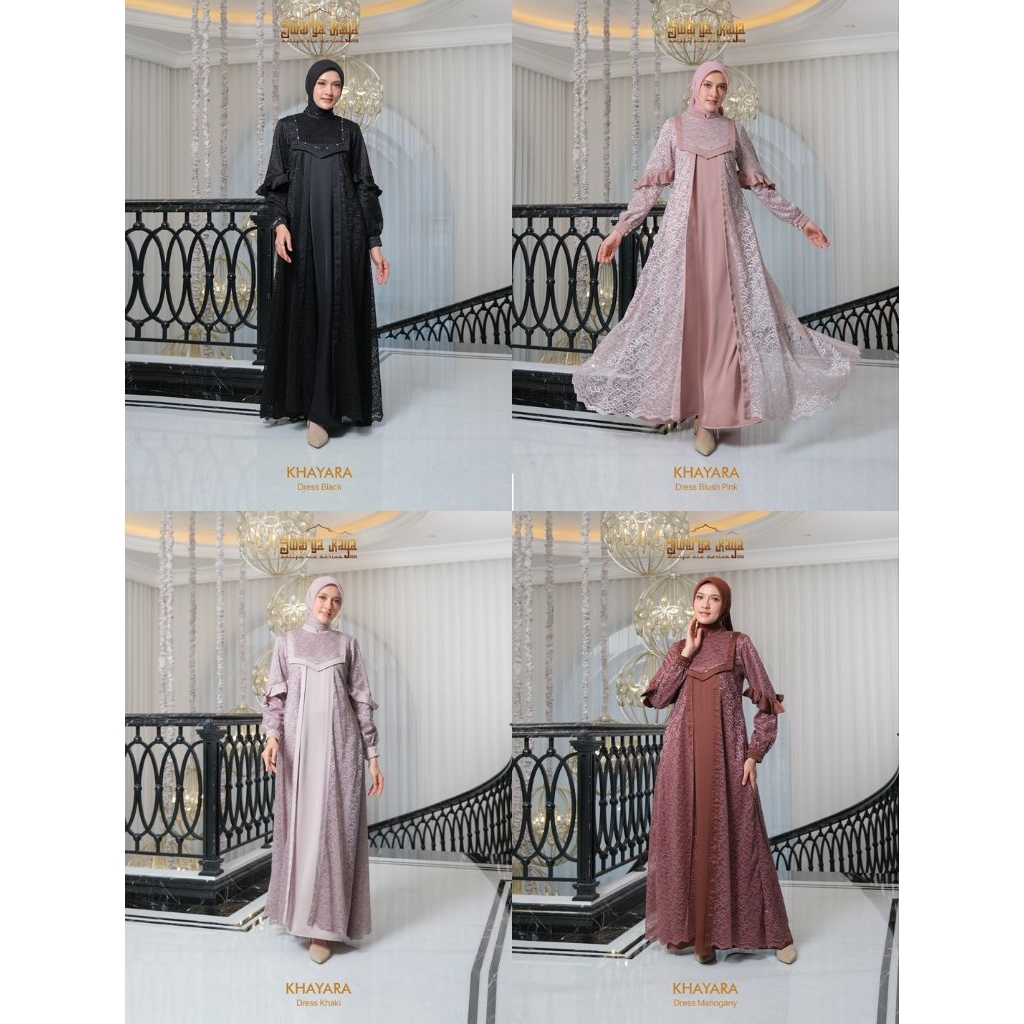 Zalifa Dress Khayara Terbaru. Khayara Dress Zalifa Ied Series Terbaru. Swarga Raya Zalifa Terbaru. K