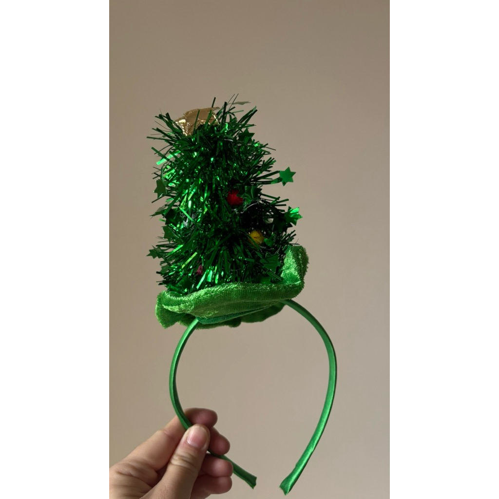 bando natal/pita natal/hiasan natal premium/bando tanduk rusa/bando natal anak/bando natal dewasa