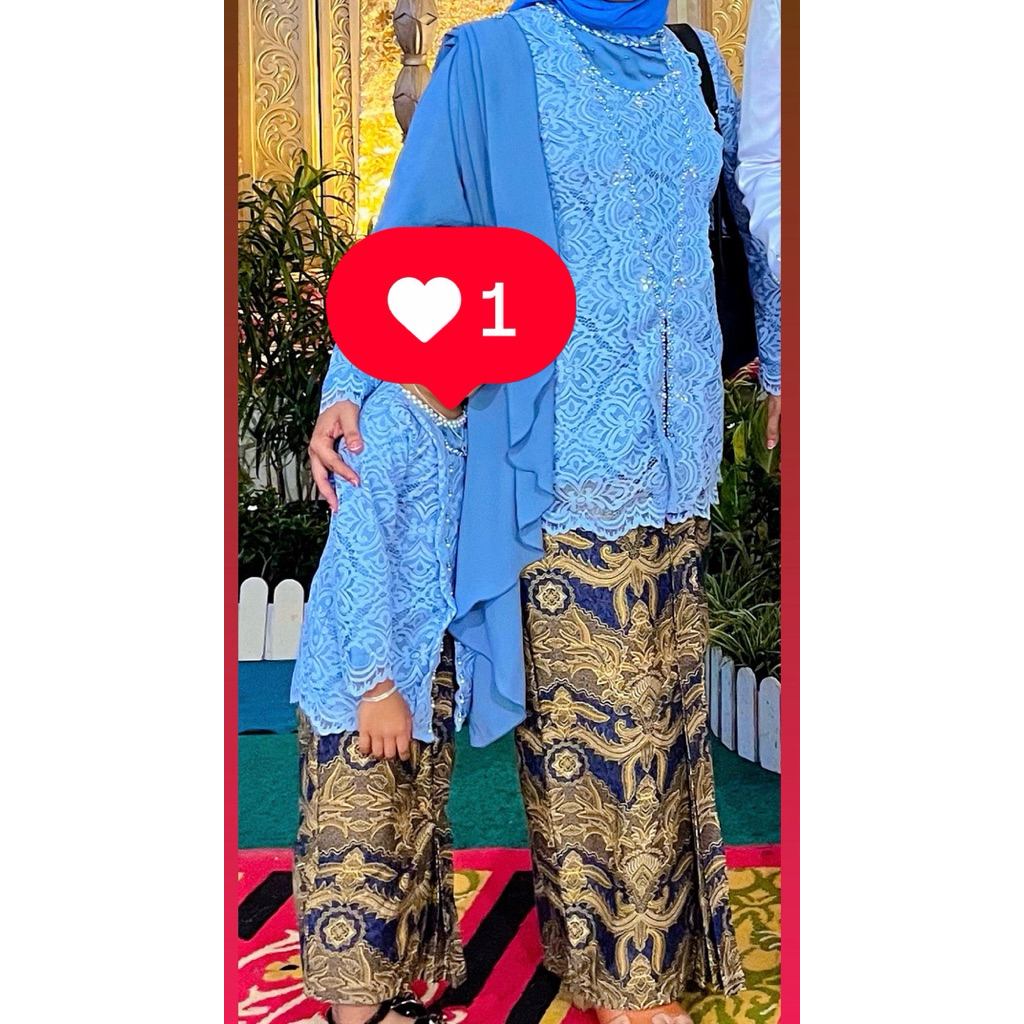 preloved baju pesta ibu dan anak
