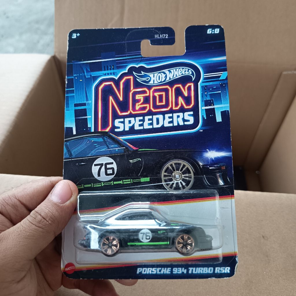 hot wheels neon speeders porsche 934 turbo rsr