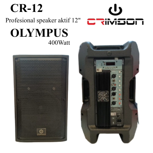 Speaker Active Crimson CR-12 Olympus Series Aktif Crimson 12 Inch Cr12