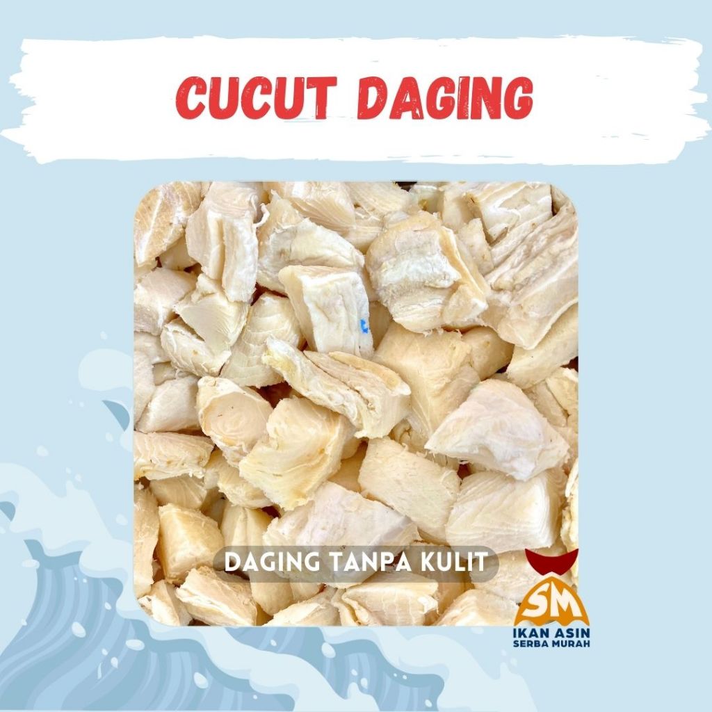 Cucut Daging Super | Hiu Daging | Ikan Cucut | Ikan Asin