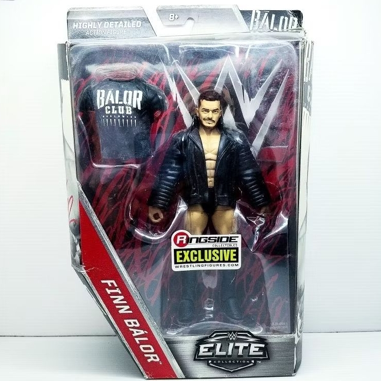 wwe mattel elite ringside exclusive finn balor club moc njpw aew wwf smackdown action figure