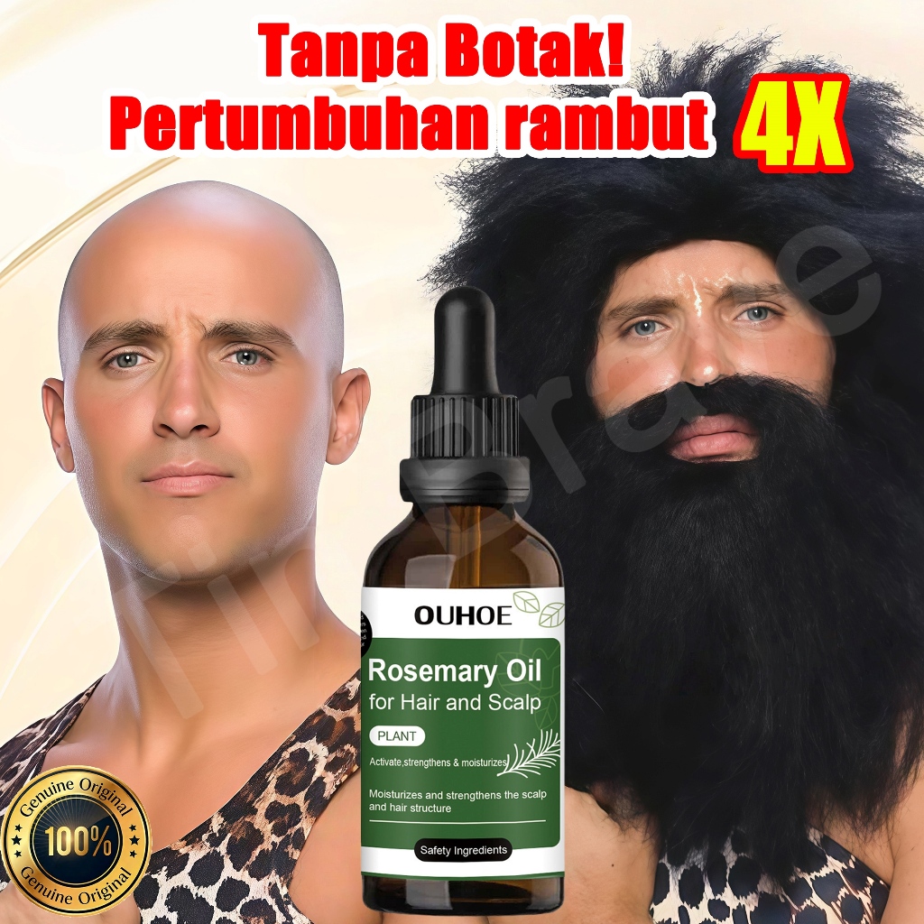 serum penumbuh rambut Serum Penumbuh Cepat serum rambut rontok 50ml Rontok Rosemary Oil Hair Growth 