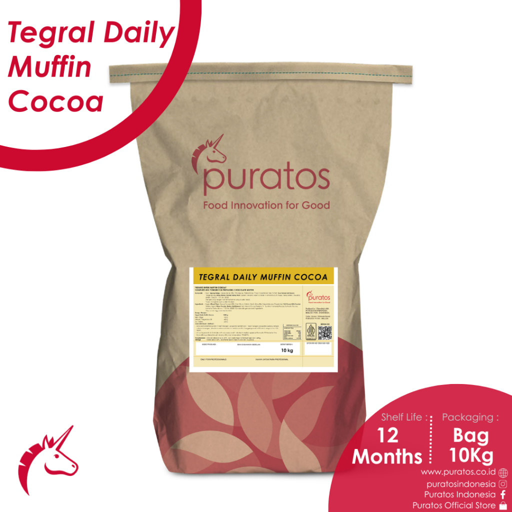 Puratos Tegral Daily Muffin Cocoa Premiks Muffin Coklat 10 Kg