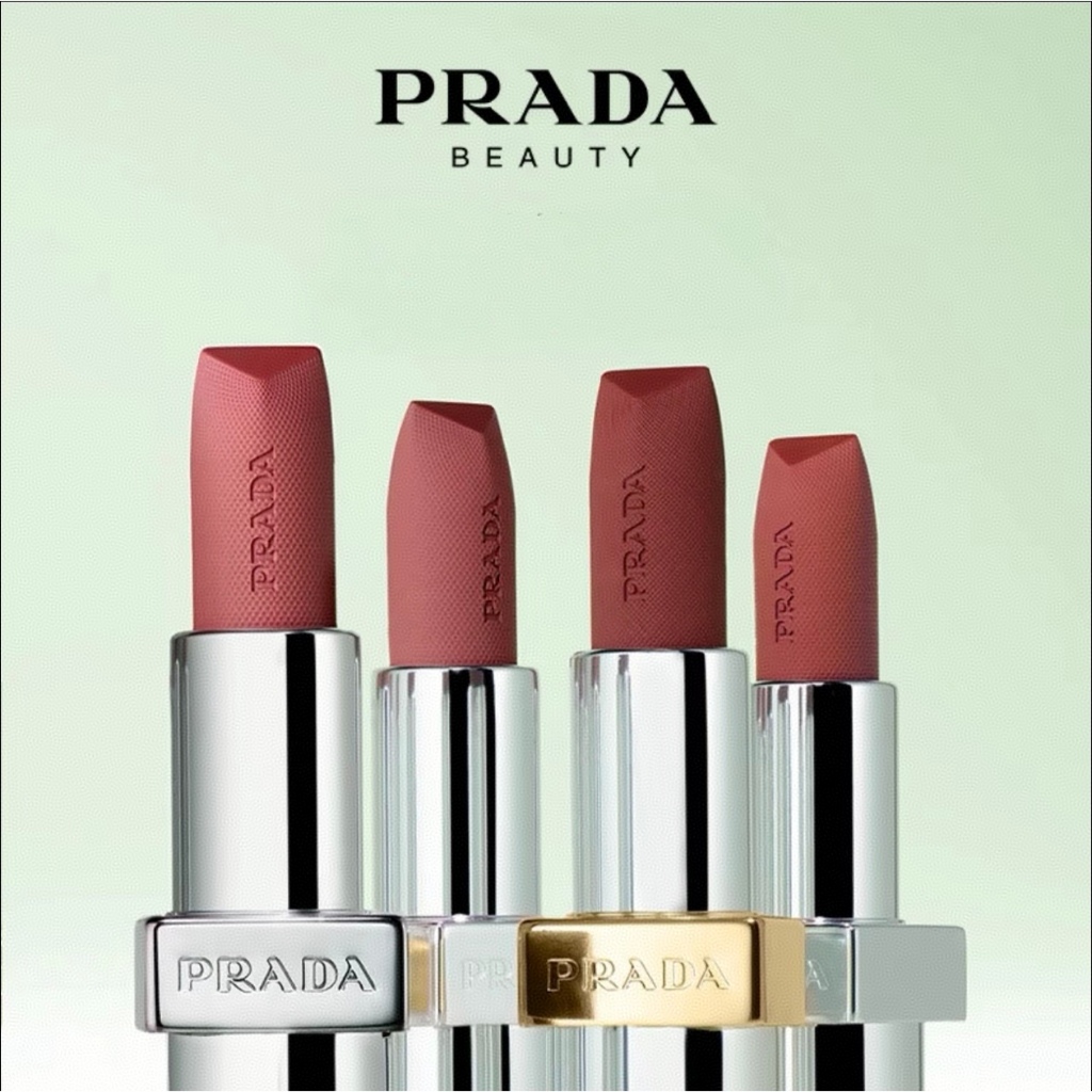 Prada Monochrome Soft Matte Lipstick 3.8g/PRADA Beauty Moisturizing Lip Balm