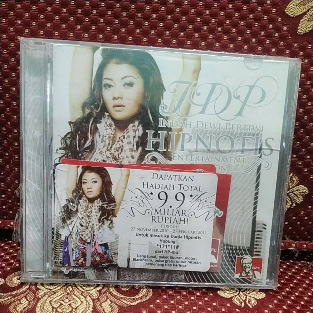 new segel kaset cd kfc idp indah dewi pertiwi hipnotis
