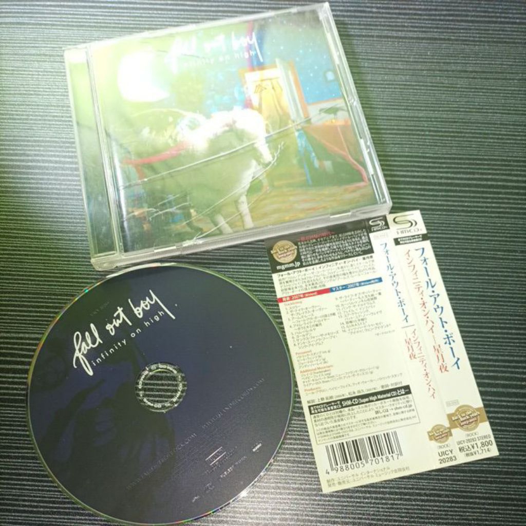 CD FALL OUT BOY - INFINITY ON HIGH / JAPANESE RELEASES