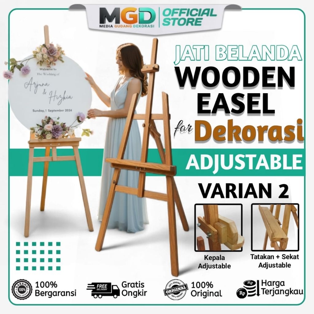 Standing kayu Dekorasi Variasi 2 | JATI BELANDA
