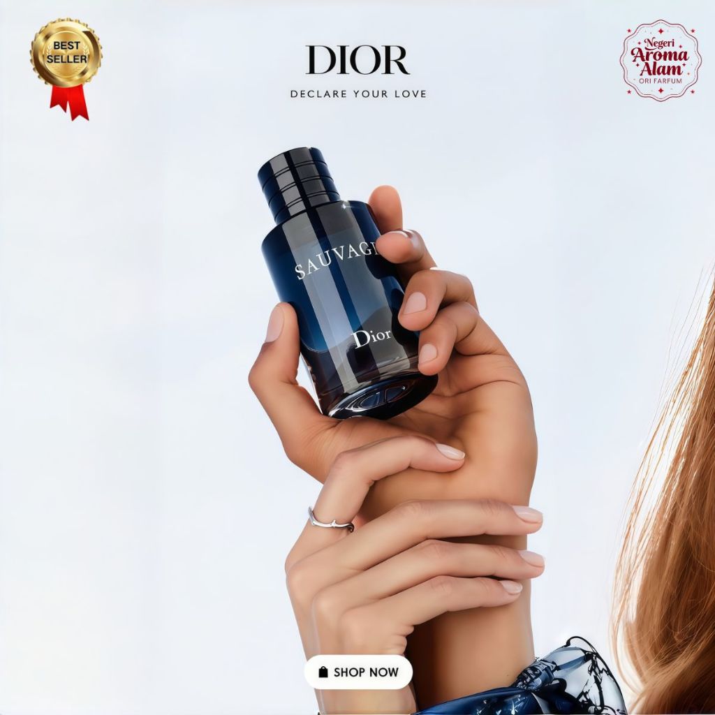 100% Asli Dior Sauvage EDP/EDT 100ML  (Pria) | Parfum Oriental Fougère Pria, Wangian Liar Tahan Samp